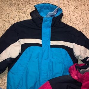 Columbia Blue Kids Winter Jacket Coat